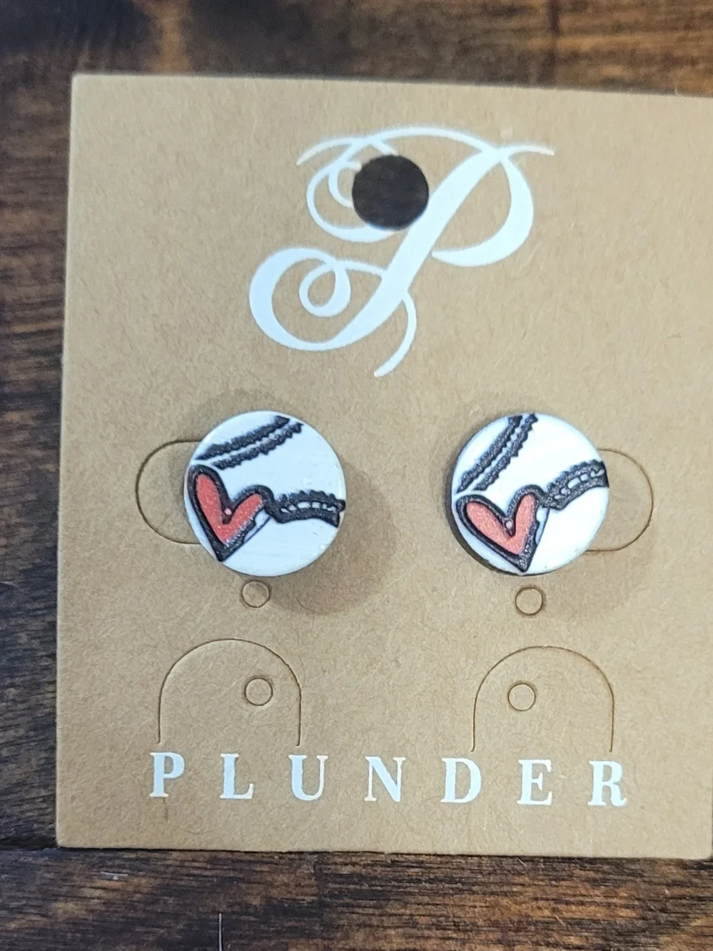 (12) PLUNDER Baseball Necklaces & Earring Sets